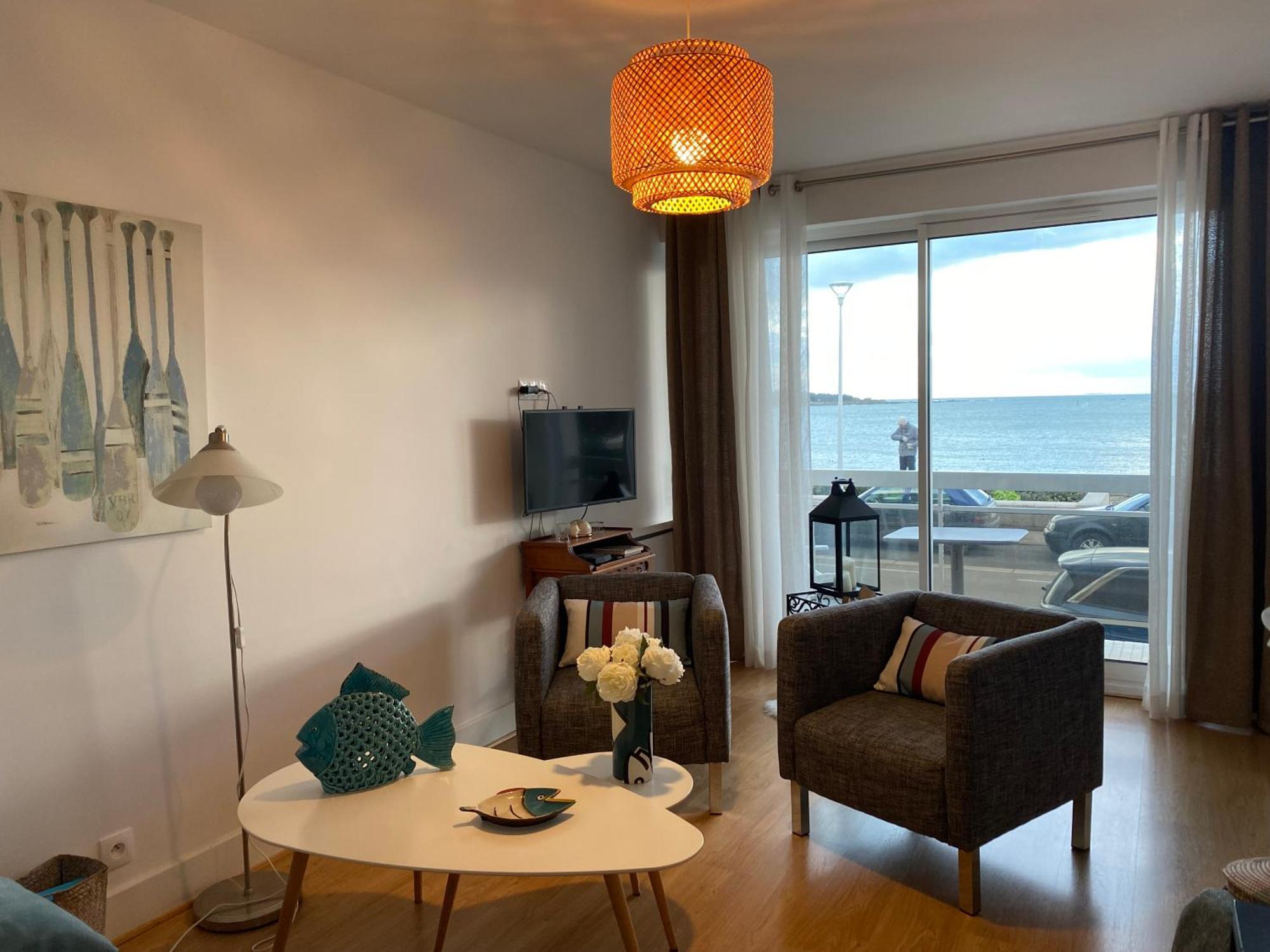 Splendide Vue Face A La Mer Avec Garage Concarneau Εξωτερικό φωτογραφία